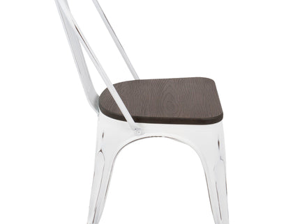 Oregon - IndustrialFarmhouse Stackable Dining Chair (Set of 2)