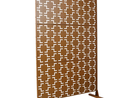 Outdoor & Indoor Metal Privacy Freestanding Decorative Screen