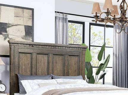 Panel Headboard Bed With Footboard Drawers