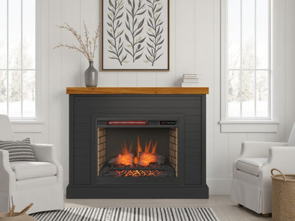 48" Fireplace With Mantel