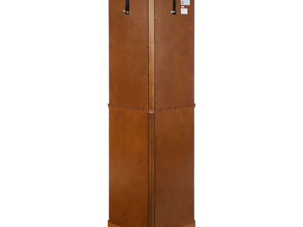 6 Shelf Corner Curio Display Cabinet With Lights, Mirrors And Adjustable Shelves (E26 Light Bulb Not Included)