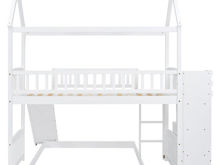House Bunk Bed With Slide