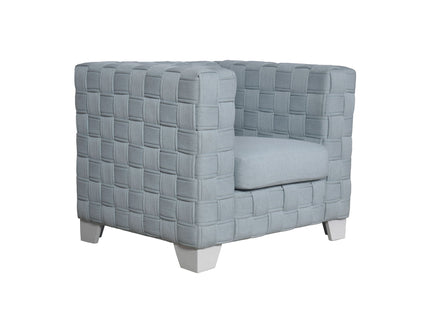 Saree - Chenille Chair - Light Blue