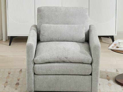 Cozy Upholstered Cushion Armchair For Living Room