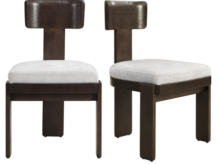 Upholstered Dining Fabric Side Chairs (Set of 2)