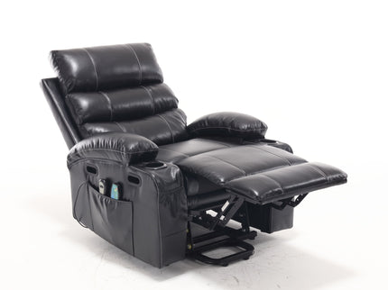 Cozy Electric Power Lift Recliner Chair Sofa For Elderly With Vibration Massage And Lumbar Heat