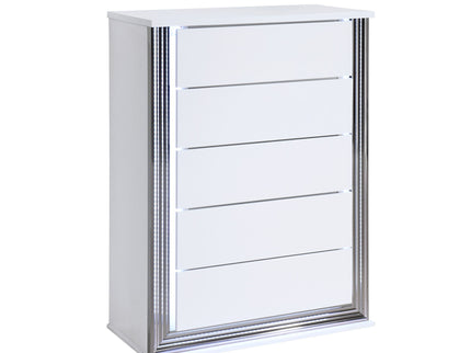 Moon - Smooth Chest With LED - White