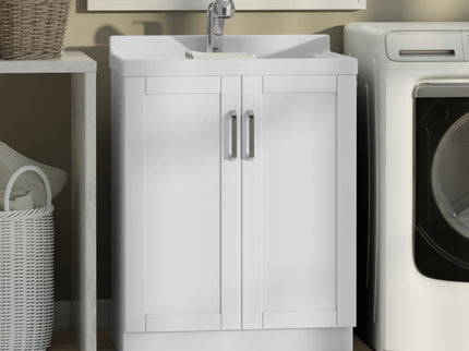Kyle - Laundry Cabinet & Faucet And Stainless Steel Sink