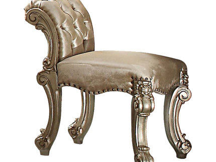 Vendome - Vanity Stool - Gold Patina / Bone