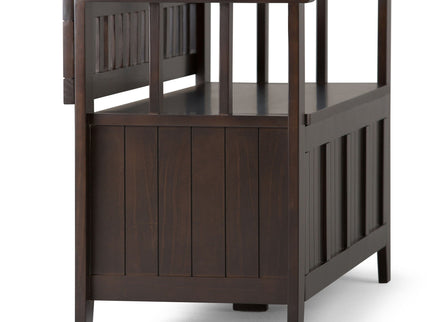 Acadian - Entryway Storage Bench, Handcrafted
