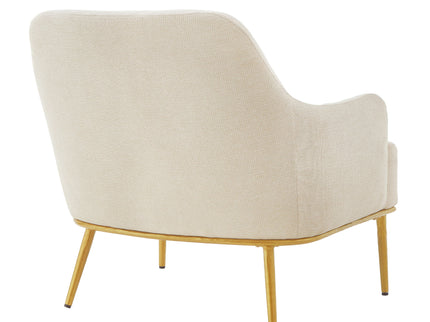 Modern Elegance Accent Chair With Curved Backrest