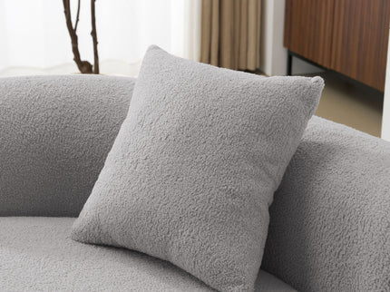 Modern Curved Loveseat