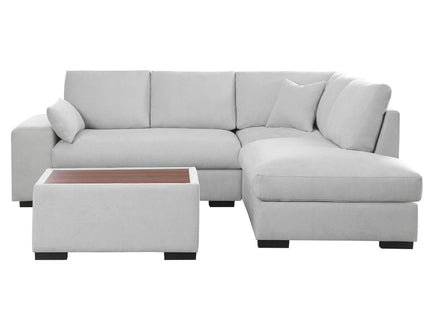 Joshua - 100" Sectional Sofa with Right Facing Chaise and Console Ottoman