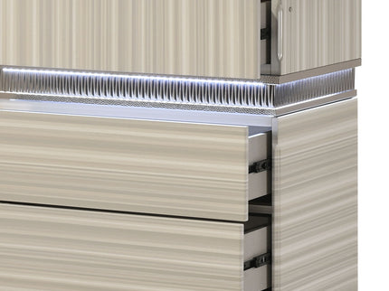 Leonor - 5 Drawer Chest - Gray