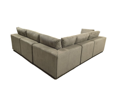 Reversible Modular Sectional Sofa With Custom Configuration