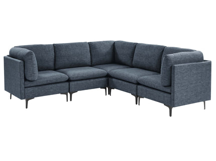 Upholstered Modular Sectional With Tall Legs
