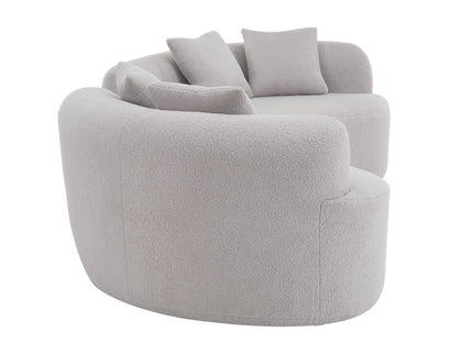 Curved 4 Seater Full Compression Sponge Sofa