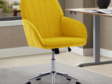 Adjustable Ergonomic Office Chair, Swivel Backrest Seat