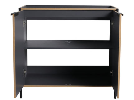 Contemporary Freestanding Bathroom Vanity With Adjustable Shelves