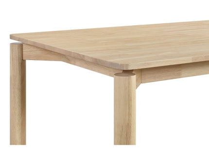 Svenstra - Rectangular Dining Table Set With Armless Side Chairs, Wood, Natural Walnut, 59 X 35.5 X 30 Inches