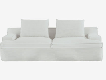 Nimbus - Oversized Full Foam 4 Seater Couch For Living Room Upholstered In Soft, Wide Armrests