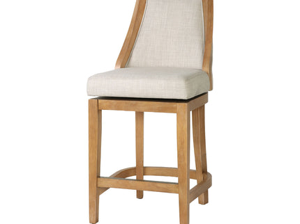 Swivel Counter Stool - Honey Oak