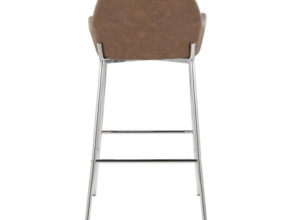 Daniella - Contemporary Fixed Height Barstool (Set of 2)