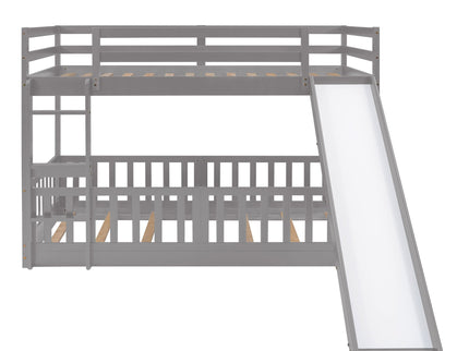 Functional Bunk Bed & Convertible Ladder And Slide