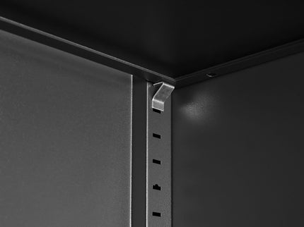 2 Door File Cabinet With Lock, 4 Adjustable Shelves, Heavy-Duty