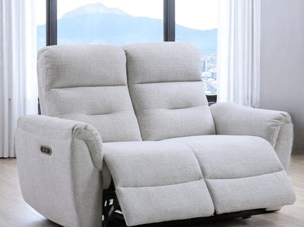 Eastre - Power Motion Loveseat With USB Port - Gray