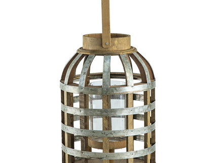 Decorative Lantern With Handle, Wooden Lantern For Indoor Outdoor, Home Garden Wedding