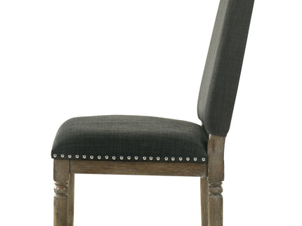 Everton - Fabric Chair With Nailhead Trim