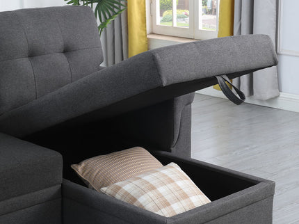 Lucca - Reversible Sleeper Sectional Sofa With Storage Chaise