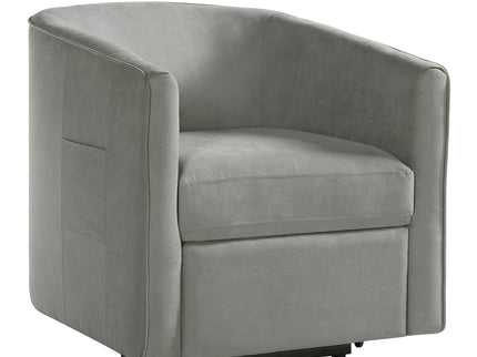 Power Lift Recliner Barrel Shape Reclining Chair With Footrest And Side Pocket