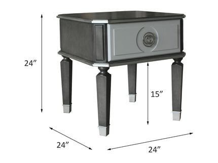 House Beatrice - End Table - Charcoal