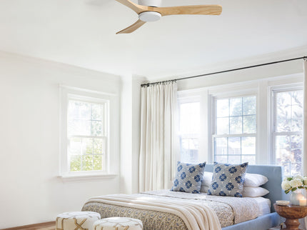 42" Flush Mount Ceiling Fan With 3 Blades, DC Reversible Motor
