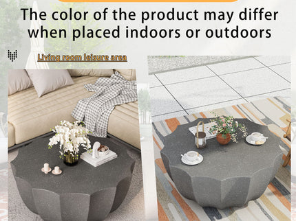 Modern Round Coffee Table For Indoor / Outdoor