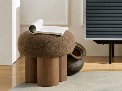 Versatile Mushroom Stool With Cushion