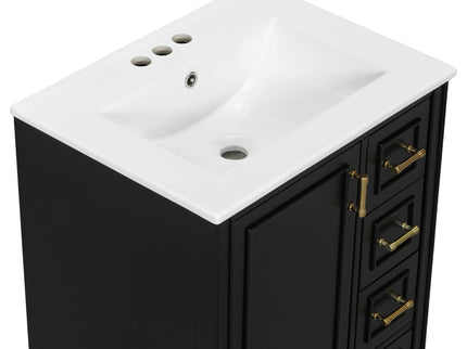 Traditional Bathroom Vanity Set With Soft Close Doors