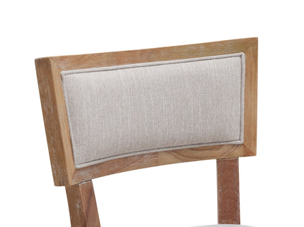 Upholstered Counter Height Bar Stools With Comfy Back (Set of 2)
