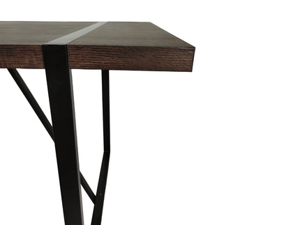 Modern Dining Table With Metal Legs For 4 - 6 Person