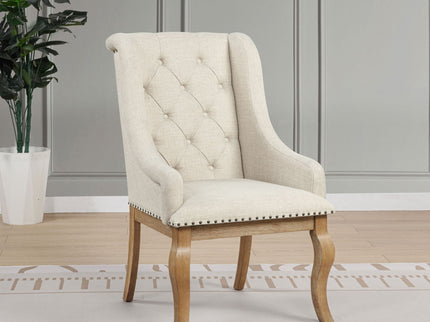 Fremont - Upholstered Dining With Button Tufted (Set of 2) - Brown