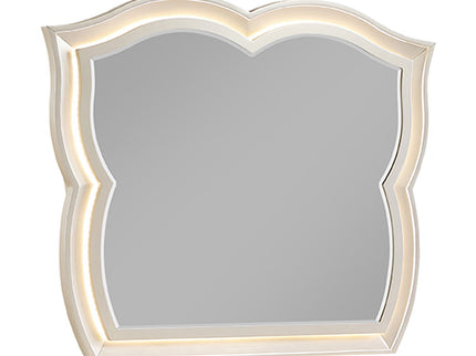 Flora - Framed Mirror With LED Lighting (Dresser Not Included) - Champagne