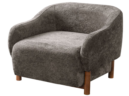 Modern Accent Chair With Recessed Arms And Tight Back