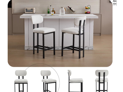 Modern Counter Height Stools (Set of 2)