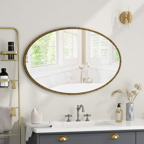 Art Oval Retro Mirror, Wall Hanging
