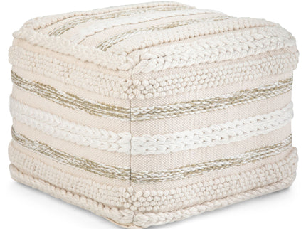 Sommer - Handcrafted Square Pouf