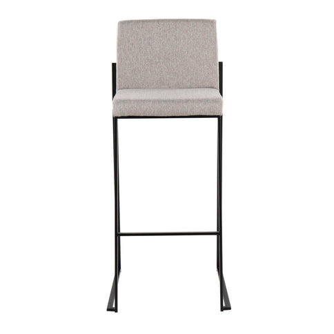 Fuji - Contemporary High Back Barstool Elegant Design