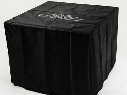 Morden Steel Fire Pit Table With Marble Tile Tabletop, Glass Wind Guard And Lid
