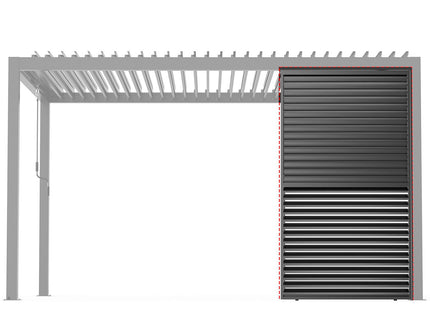 Louver Grille 1 / 3 13Ft Frame & Louvers - Black